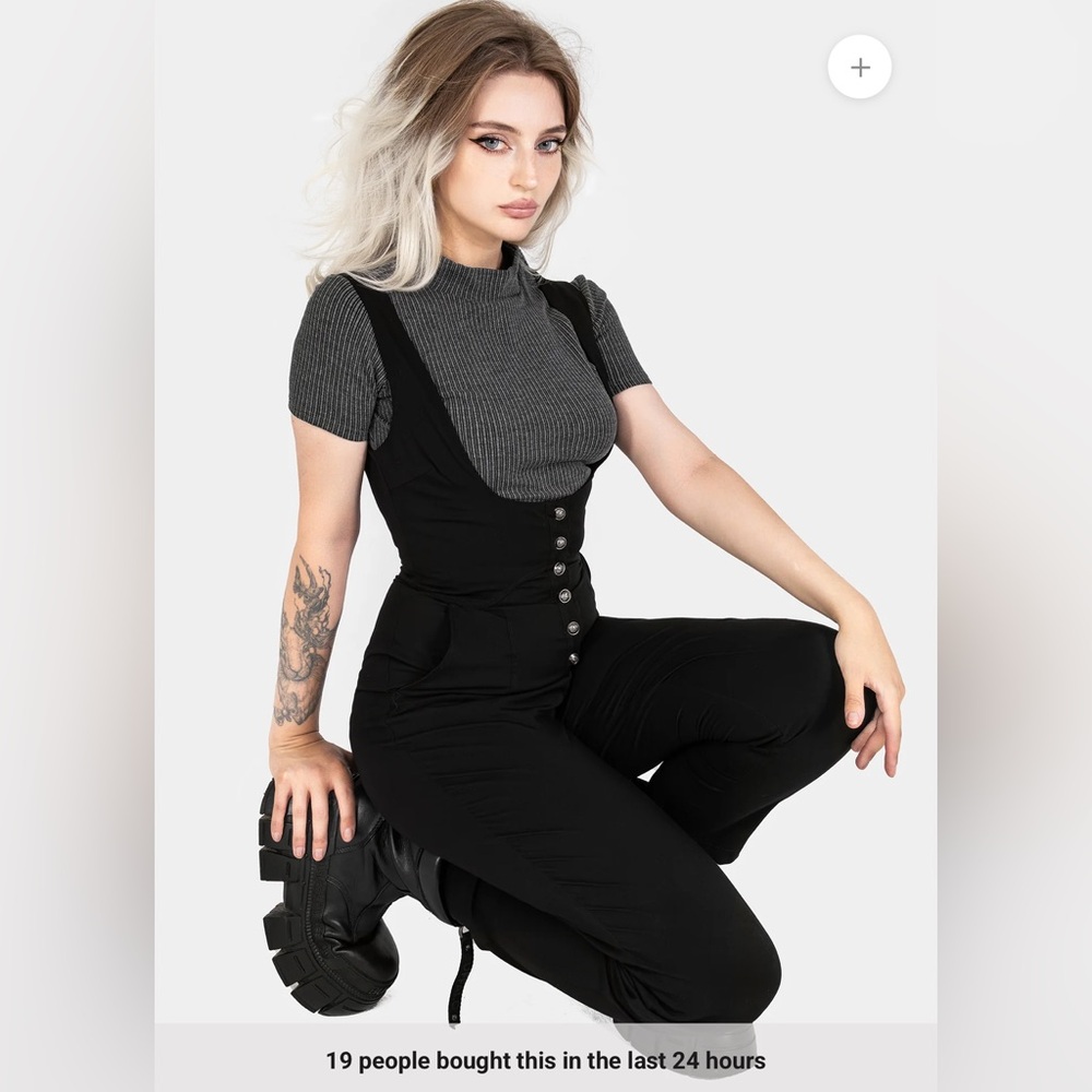NWT Disturbia Alicia Tailored Suspender Jumpsuit size 2